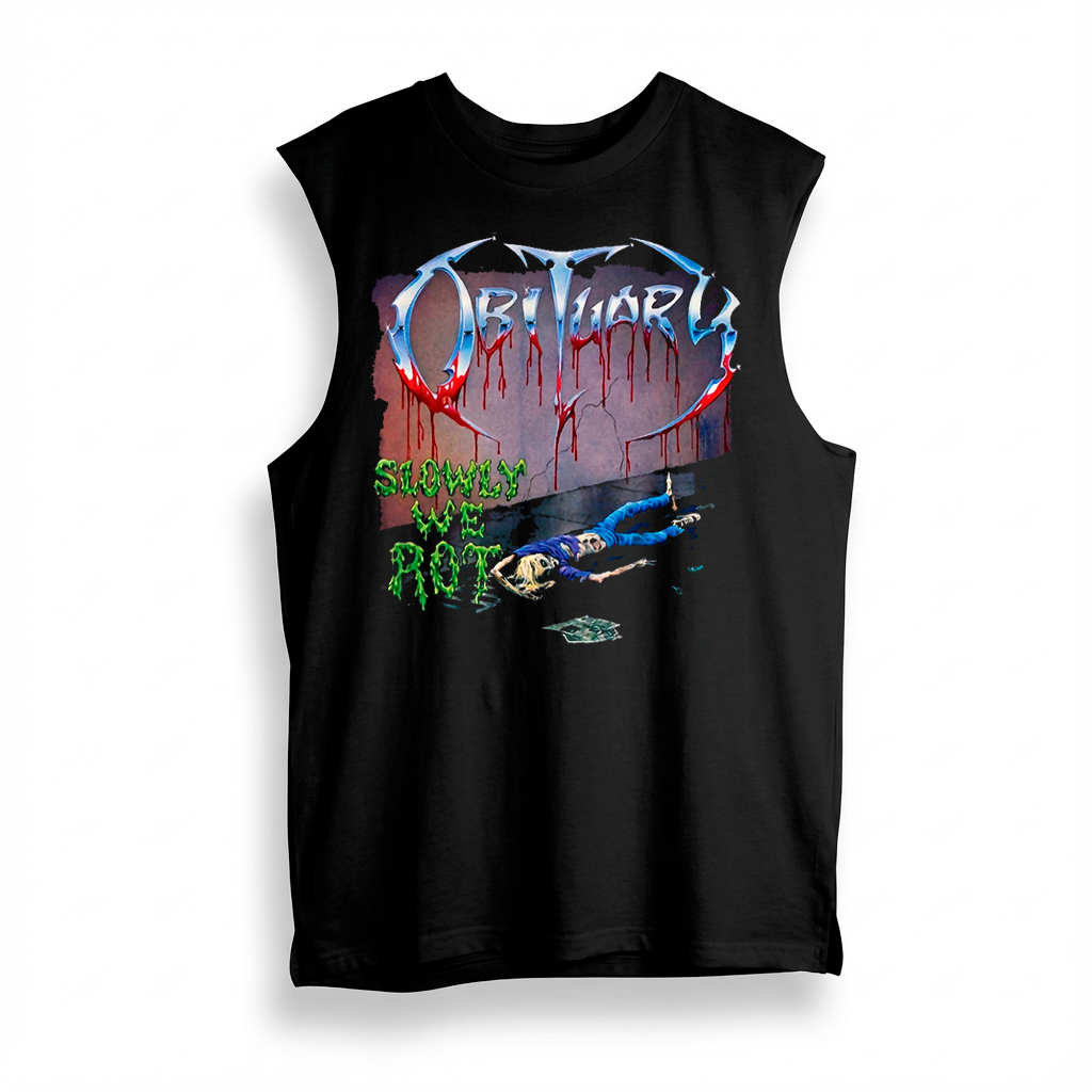 Esqueleto Manga Sisa Obituary Slowly We Rot