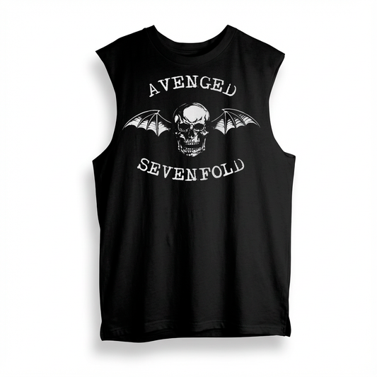 Esqueleto Manga Sisa Avenged Sevenfold Logo Clasico