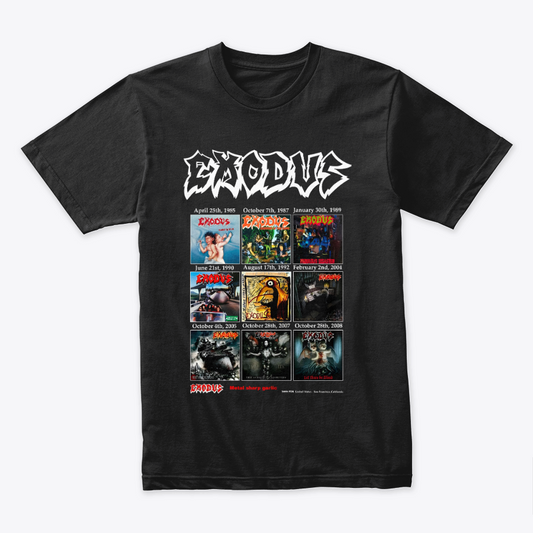Camiseta Algodon Exodus Álbumes