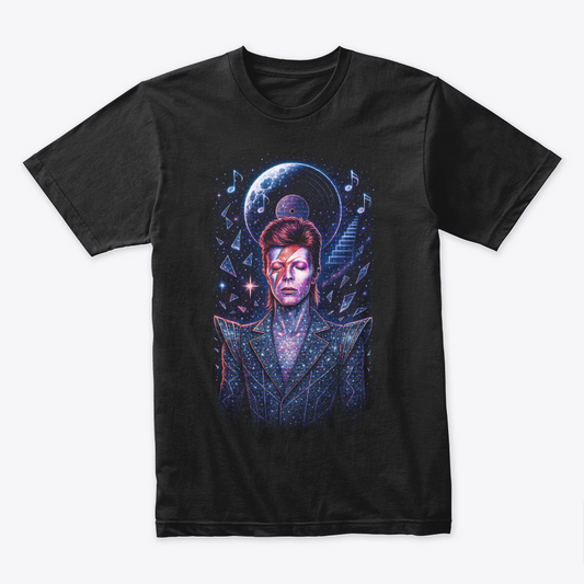 Camiseta Algodon Bowie Music
