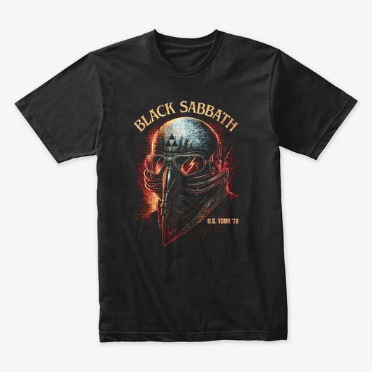 Camiseta Algodon Black Sabbath Us Tour