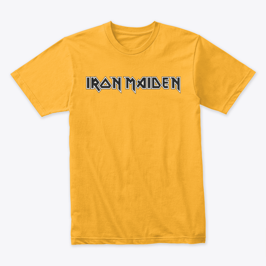 Camiseta Algodon Iron Maiden Logo Black