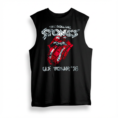 Esqueleto Manga Sisa The rolling Stones US tour 78 Rock Style