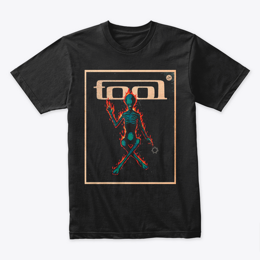 Camiseta Algodón Alien Fire Tool