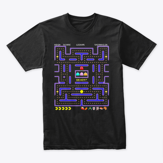 Camiseta Algodon PAC-MAN