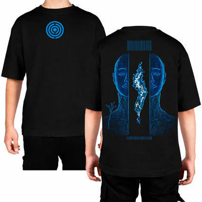 Camiseta Oversize Core Art Azul