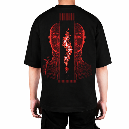 Camiseta Oversize Core Red Art 1
