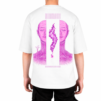 Camiseta Oversize Core Art Morado
