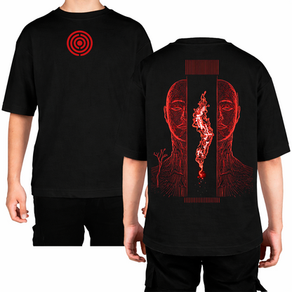 Camiseta Oversize Core Red Art 1