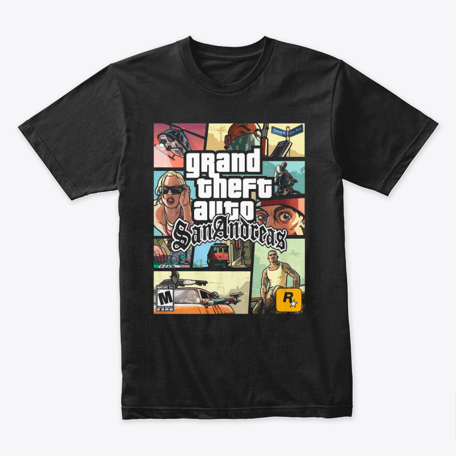 Camiseta Algodon Grand Theft Auto San Andreas