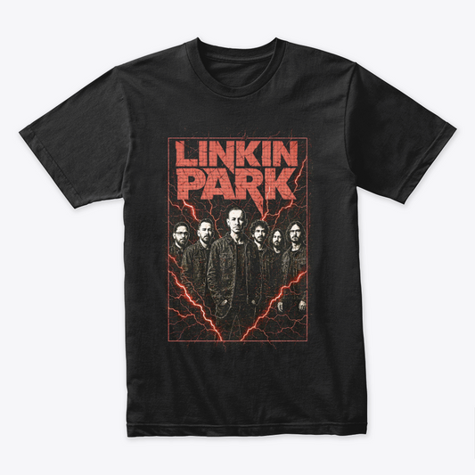 Camiseta Algodon Linkin Park Band Red