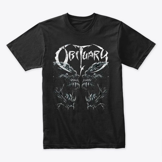 Camiseta Algodón Obituary Faces
