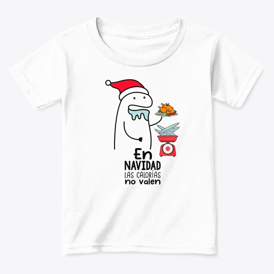 Camisetas Navideñas Familia Set de 3 Prendas En Navidad Las Calorias No Valen