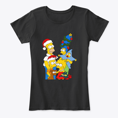 Camisetas Navideñas Familia Set de 3 Prendas Los Simpson