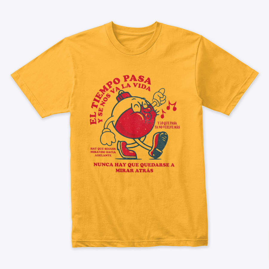 Camiseta Fin De Año El Tiempo Pasa Y Se Nos Va La Vida