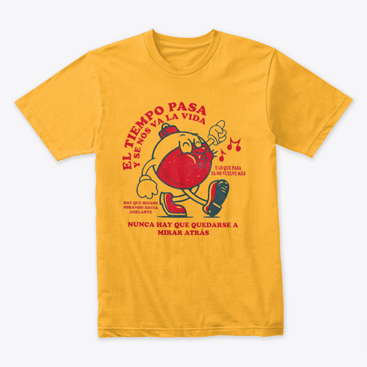 Camiseta Fin De Año El Tiempo Pasa Y Se Nos Va La Vida