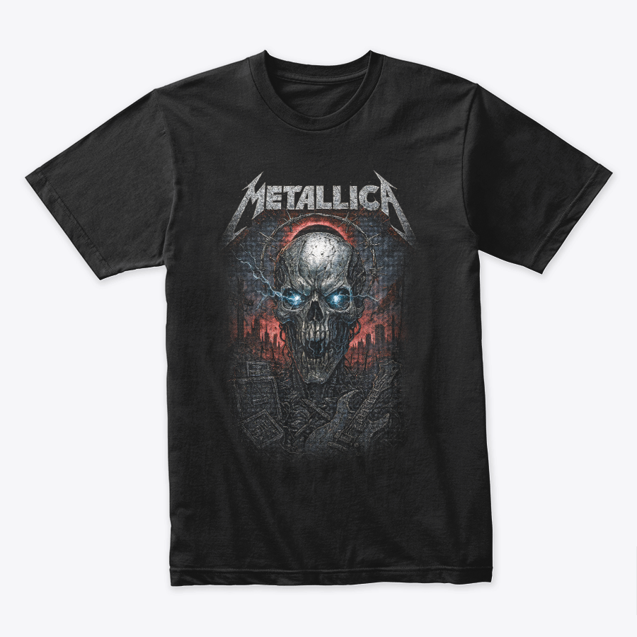 Camiseta Algodon Metallica Skull