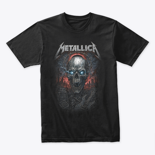Camiseta Algodon Metallica Skull