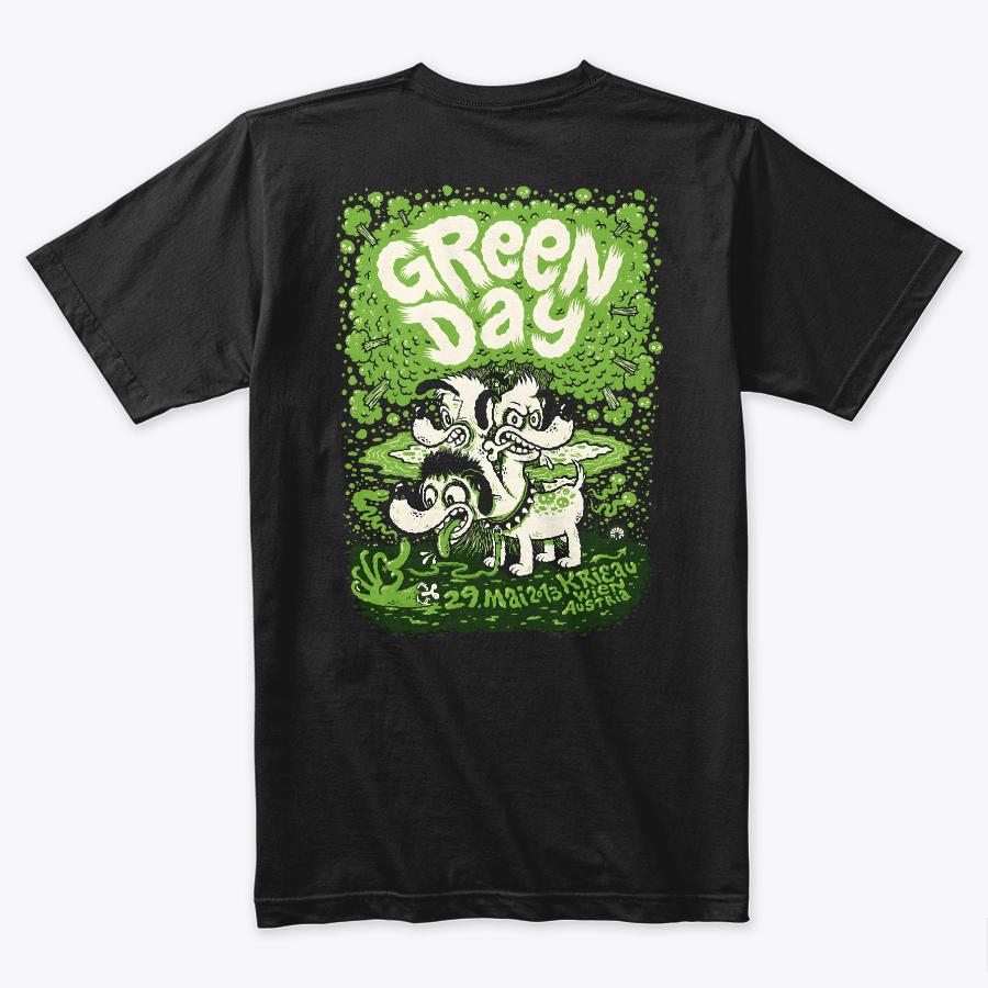 Camiseta Algodon Green Day Poster Australia 2013