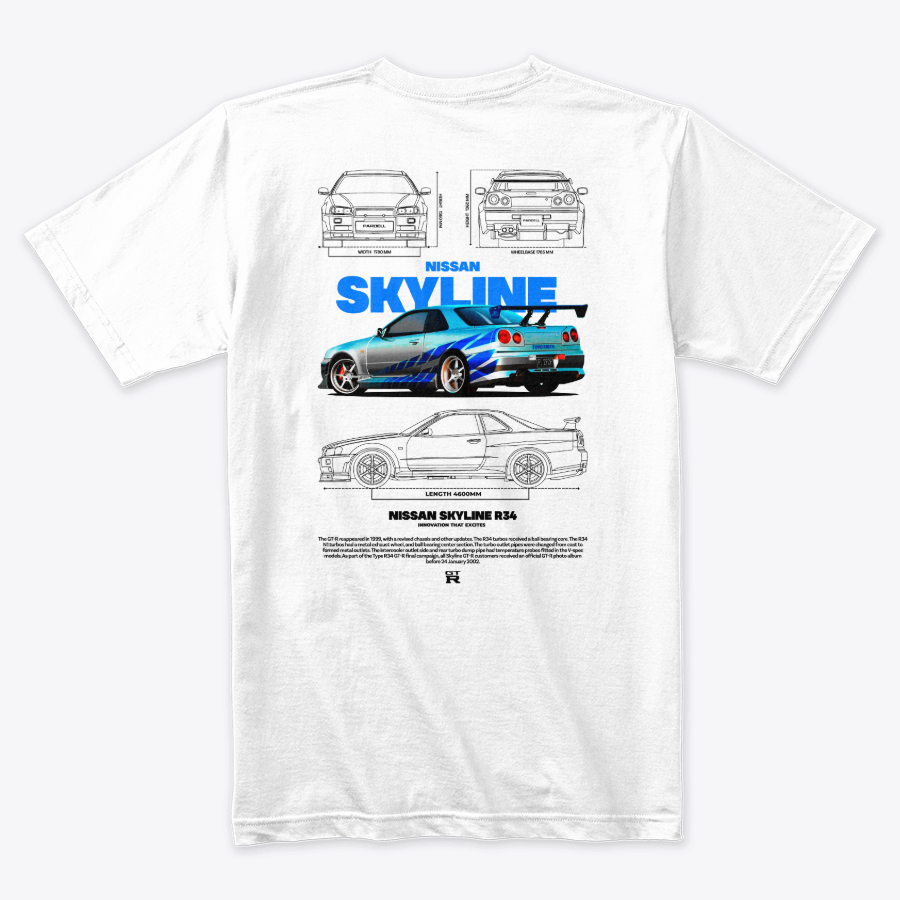 Camiseta Algodon Skyline Rapido y Furioso