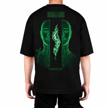Camiseta Oversize Core Art Verde