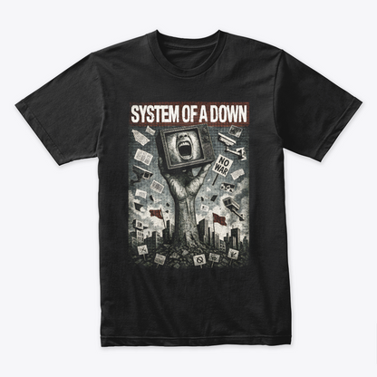 Camiseta Algodon System Of A Down No War