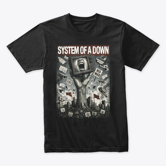 Camiseta Algodon System Of A Down No War