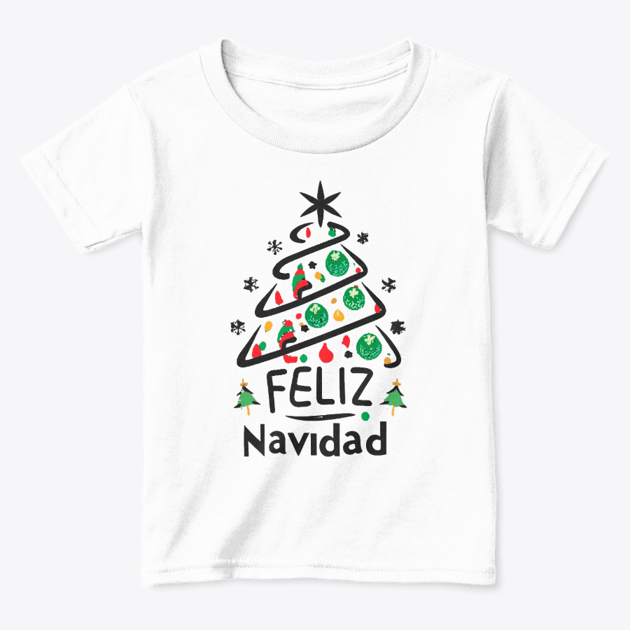 Camisetas Navideñas Familia Set de 3 Prendas Arbolito Feliz Navidad