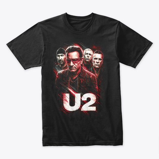 Camiseta Algodon U2 Art