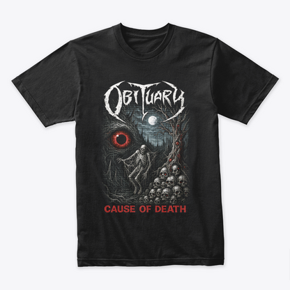 Camiseta Algodon Obituary Cause Of Death