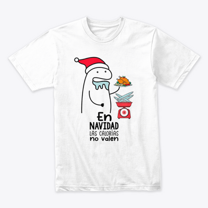 Camisetas Navideñas Familia Set de 3 Prendas En Navidad Las Calorias No Valen