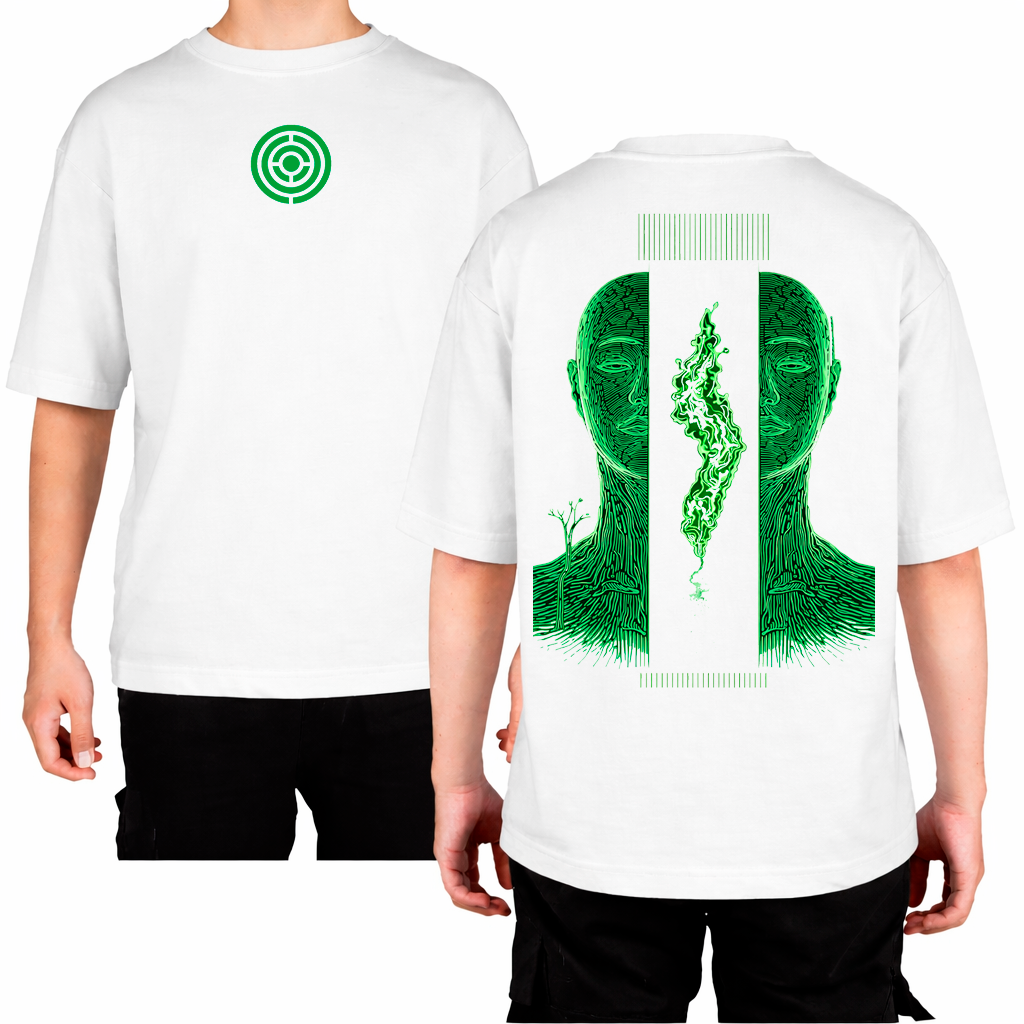 Camiseta Oversize Core Art Verde