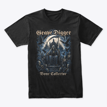 Camiseta Algodon Grave Digger Bone Collector