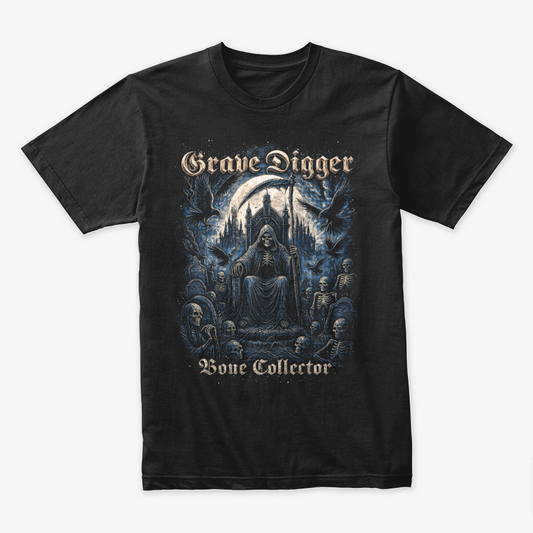 Camiseta Algodon Grave Digger Bone Collector
