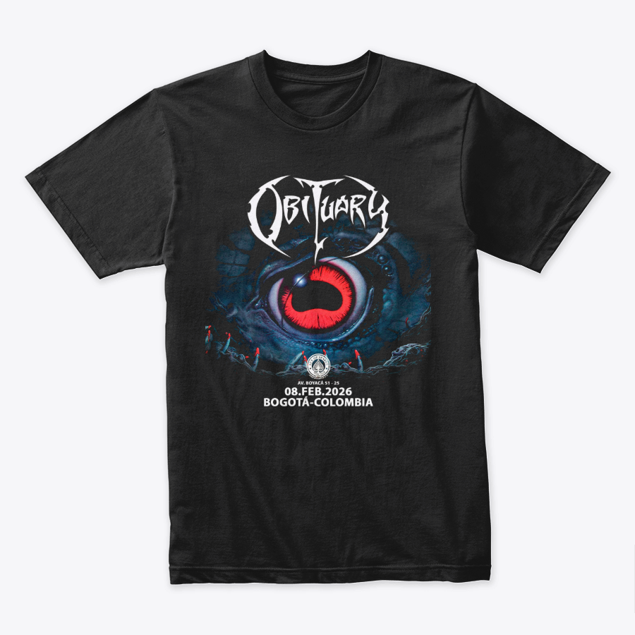 Camiseta Algodón Obituary 2026