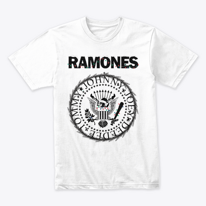 Camiseta Algodon The Ramones Logo Casico Navidad