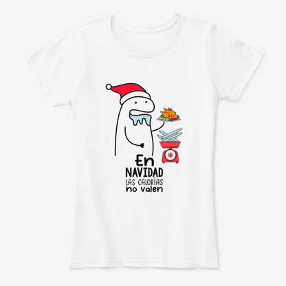 Camisetas Navideñas Familia Set de 3 Prendas En Navidad Las Calorias No Valen