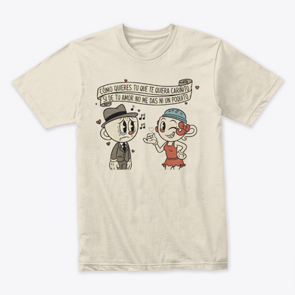 Camiseta Fin De Año Como Quieres Tu Que Te Quiera Cariñito