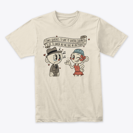Camiseta Fin De Año Como Quieres Tu Que Te Quiera Cariñito