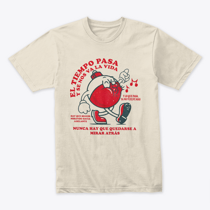 Camiseta Fin De Año El Tiempo Pasa Y Se Nos Va La Vida