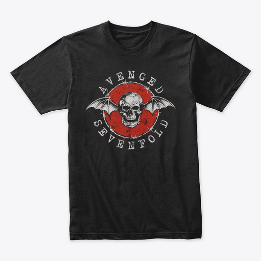 Camiseta Algodon Avenged Sevenfold Logo Art