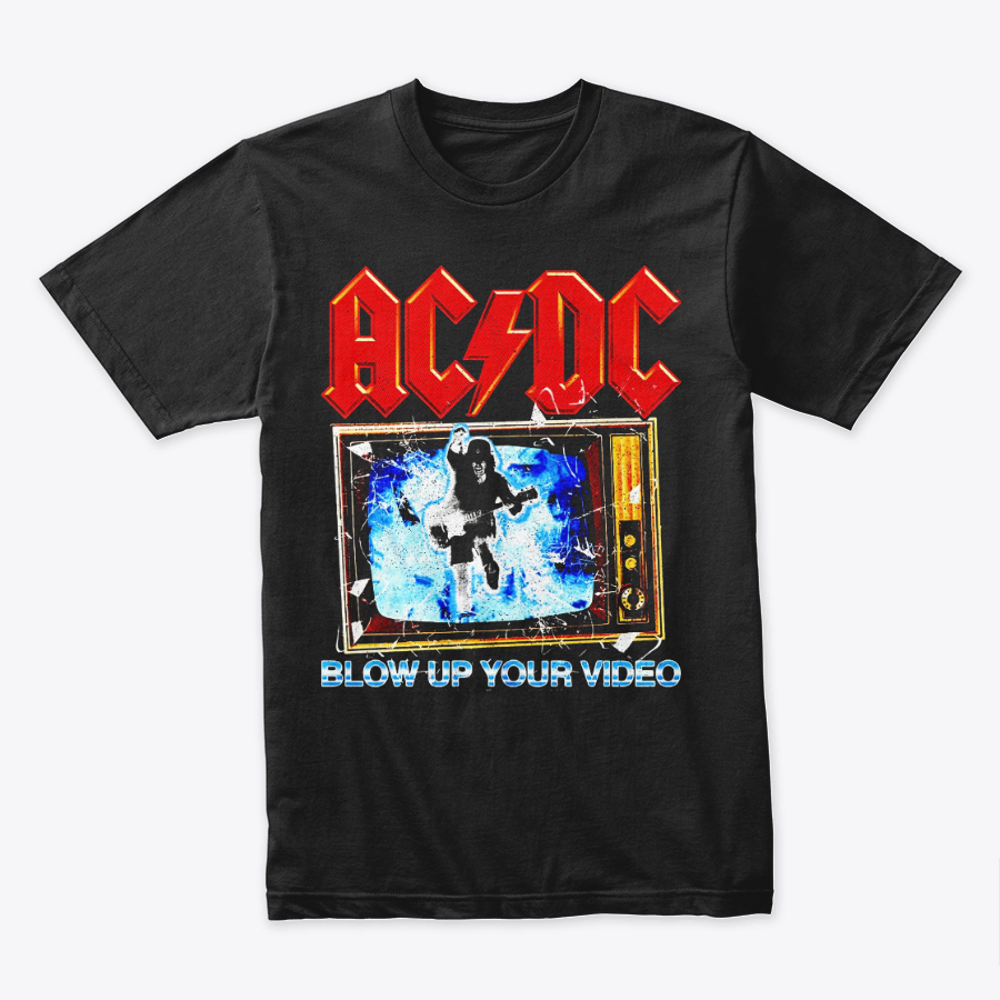Camiseta Algodon ACDC Blow Up Your Video