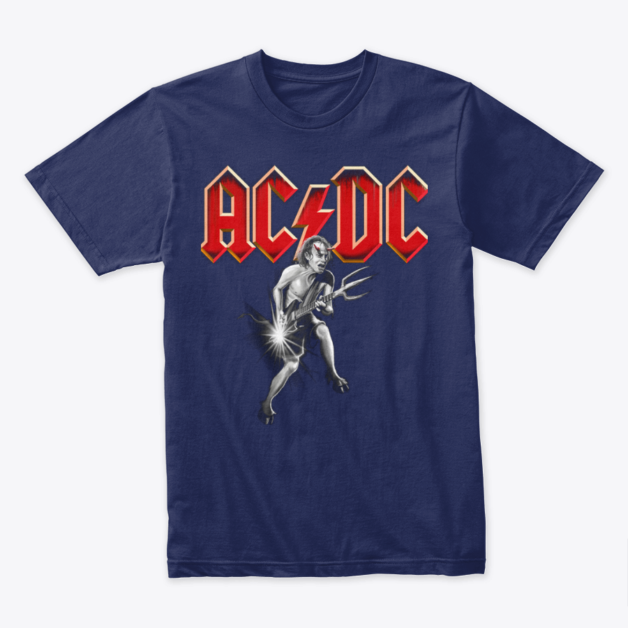 Camiseta Algodon ACDC Devil Art