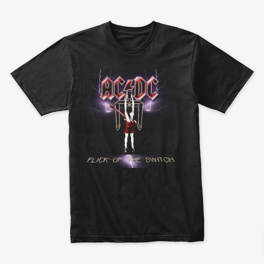 Camiseta Algodon ACDC Flick Of The Switch Art