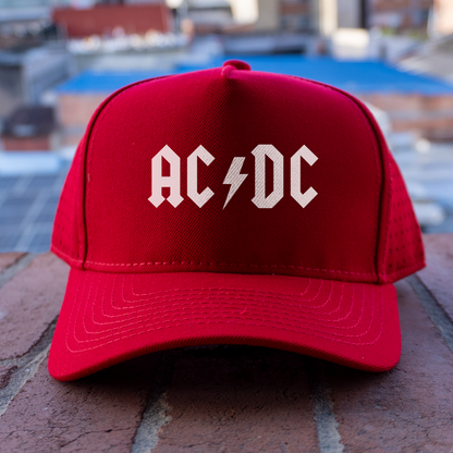 Gorra 5 Paneles AC/DC Logo - Diseño Estampado | Microperforada | Karisma