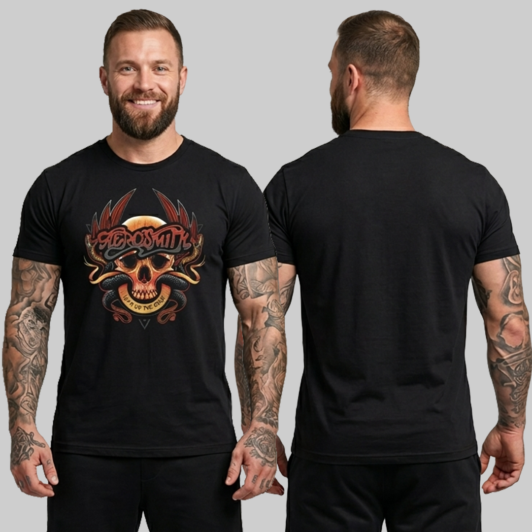 Camiseta Algodon Aerosmith Livin On The Edge