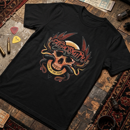 Camiseta Algodon Aerosmith Livin On The Edge