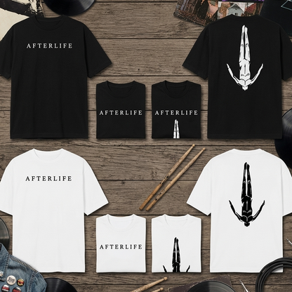 Camiseta Oversize Afterlife Logo Doble estampado