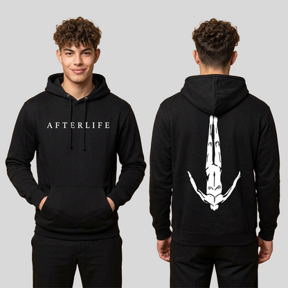 Buzo Capota Afterlife Logo doble estampado Hoodie