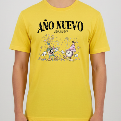 Camiseta Fin De Año, Año Nuevo Vida Nueva